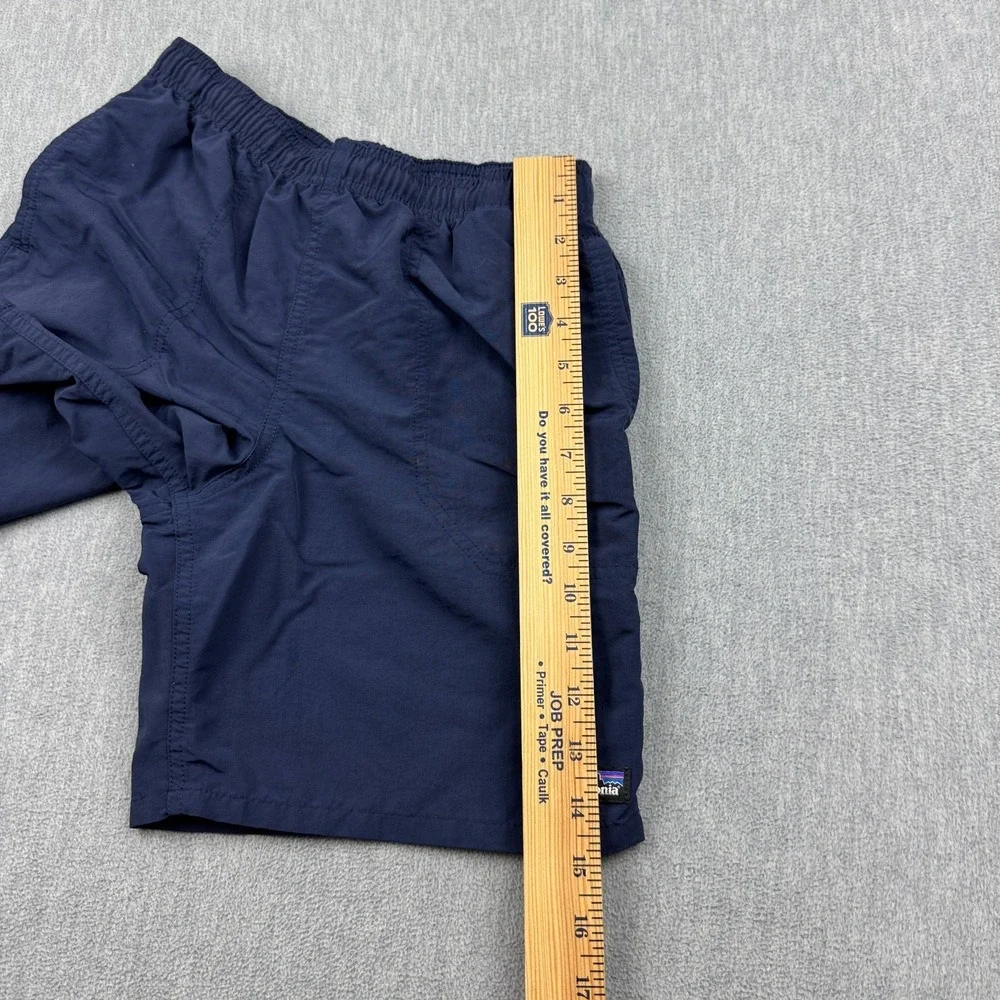 Patagonia Shorts Kids Large 12 Blue Baggies Lined Swim Trunks Stretch 67053